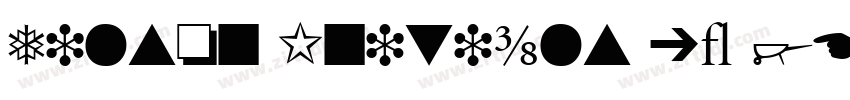 Tilson Initials WF R字体转换